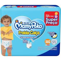 Imagem de Fralda de Vestir MamyPoko Fralda-Calça Superproteção Tamanho XXG 22 Unidades Peso Indicado 15 - 26kg