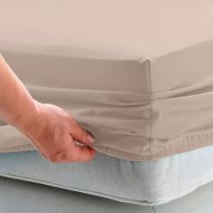 Imagem de Lençol Queen Avulso Com Elástico Percal 200 Fios 100% Algodão - Bem Me