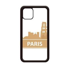 Imagem de Paris Capa com padrão de marco francês amarelo para iPhone 11 Pro Max para Apple Mobile Case Shell