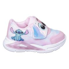 Imagem de Tênis Infantil Feminino Com Led Stitch Mini Pé Faixa Multicolor-Feminino