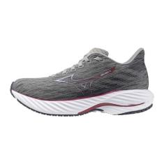 Imagem de Mizuno Tênis de corrida feminino Wave Rider 28, Ultmt Gry-cosmo Chrm, 41