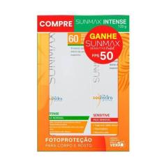 Imagem de Kit Protetor Solar Sunmax Intense FPS60 120g + Sensitive Pocket FPS50 