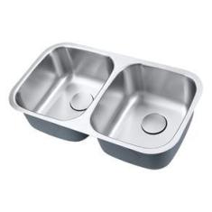 Imagem de Cuba De Cozinha De Aço Inox 1mm Escovado C202 82x47x22,9 Cm