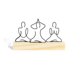 Imagem de Escultura De Mesa Yoga Namastê