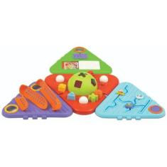 Imagem de Brinquedo Educativo PIRÂMIDE EDUCATIVA FESTA NA FAZENDA Encaixar Grand