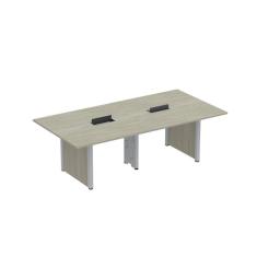 Imagem de Mesa de Reunião 3200x1200 Mrcpb3212pp Nogueira Casablanca/Cinza