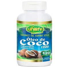 Imagem de Kit 5 Óleo De Coco Extra Virgem 120 Cápsulas Unilife