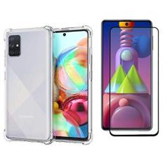 Imagem de Capa Capinha Case Anti Shock Compatível Samsung Galaxy M51 + Pelicula De Vidro 3D