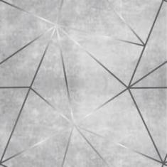 Imagem de Papel De Parede Zara Cimento Queimado Prata Auto Colante 18M