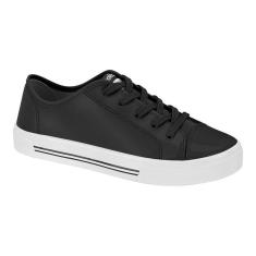 Imagem de Tênis Moleca Casual Feminino Verniz 5667311 Fresh- Preto-Feminino