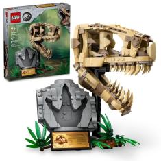 Imagem de Fósseis de dinossauros: caveira de T. rex LEGO 76964 para crianças de 9 anos ou mais