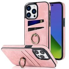 Imagem de Capa de telefone com anel de couro de camurça macia para iPhone 13 14 11 12 Pro Max XS Max XR X 13Pro 11 14 Bolsa de cartão capa fosca, T4, para iphone XS Max