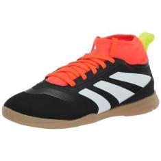 Imagem de adidas Tênis unissex 24 League Indoor, Preto/branco/vermelho solar, 16