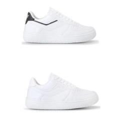 Imagem de Kit de 2 Pares Tênis Feminino Casual ForcePlay Branco - Force Play, Pr
