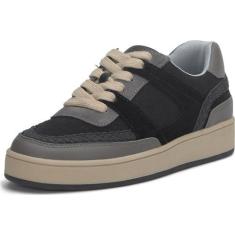 Imagem de Lucky Brand Tênis feminino Halinna, Preto/Griffin, 38