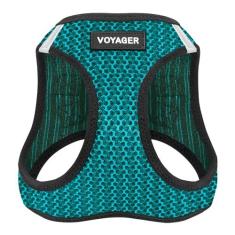 Imagem de Best Pet Supplies Peitoral Voyager Step-In Air Para Cães Pequenos E Médios Da – Turquesa (2 Tons) Pequeno