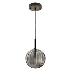 Imagem de Pendente Tati Globo Vidro Smoky 15cm Starlux Zr061 St1953