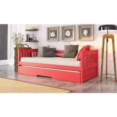 Imagem de Bicama em Madeira Maciça/mdf Mission Vermelho