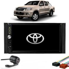 Imagem de Central Multimidia Hilux 2006 Mp5 Espelhamento Moldura Câmera De Ré - 