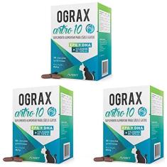 Imagem de KIT 3UN Ograx Artro 10 Cães e Gatos 30 Cápsulas 29,4g Avert