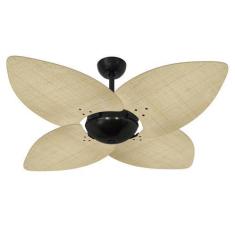 Imagem de Ventilador De Teto Volare Preto Dunamis Palmae Natural 127V