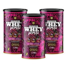 Imagem de Kit 3x Whey Protein Woman Body Collagen - 450g - Iridium Labs