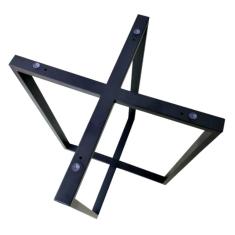 Imagem de Base X para Mesa e Escrivaninha Estilo Industrial