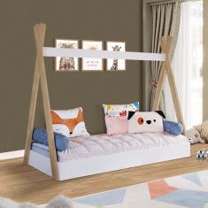 Imagem de Cama Montessoriana Infantil 72cm x 158cm Branco Augustine