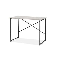 Imagem de Escrivaninha Steel 76 Cm Estilo Industrial Com Pés Em Aço Preto/Off White