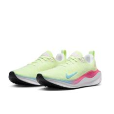 Imagem de Nike Tênis de corrida feminino InfinityRN 4 (FZ3968-705, pouco volt/branco/obsidiana/azul aquário), Cevada Volt/Azul Aquário, 37