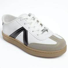 Imagem de Tênis Molekinha Infantil Casual Menina Sneaker Fashion 2574, Branco, P