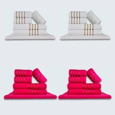 Imagem de Jogo De Toalhas 24 Pçs Coleção Dubai 100% Algodão Br+rs