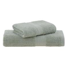 Imagem de Jogo Canelado com 2 Toalhas Banho e Rosto 90cmx1,50m Buddemeyer