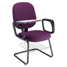 Imagem de Cadeira Universitária Com Prancheta Para Escolas Linha Uno Roxo