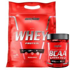 Imagem de Nutri Whey Protein 907g Refil + Bcaa 90 Caps Integralmedica, Baunilha