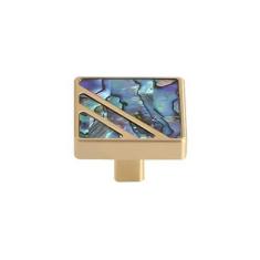 Imagem de Drawer pulls Puxador De Gaveta Com Parafusos, Puxador Decorativo De Bronze De Concha Do Mar, Adequado Para Gavetas E Armários, Botões De Gaveta (Color : Green, Size : 1.18inch)