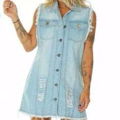 Imagem de Colete Vestido Jeans Lady Rock