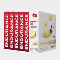 Imagem de Kit 5 Endurance Energy Gel Vitafor Caixa 12 Sachês Baunilha
