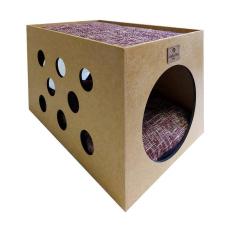 Imagem de Cama Hello Pet Interativa Gales Marsala Para Gatos