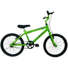 Imagem de Bicicleta Infantil Passeio Aro 20 Masculina Verde Neon