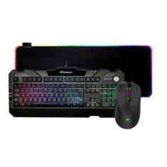 Imagem de Kit Gamer Mouse sem fio Teclado Semi Mecanico e Mousepad RGB - Ktrok