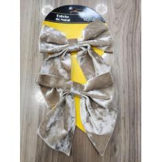 Imagem de NTA12056 enfeite de Natal laço nude Contém 02 unidades 15cm x17cm - Wi