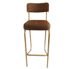 Imagem de Banqueta Alta Cozinha Balcão Bistro Brenda Cobre Fabone - Fabrica 1 Móveis