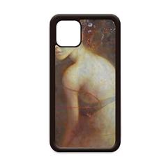 Imagem de Capa Glance Back XJJ com pintura a óleo para iPhone 11 Pro Max para Apple Mobile Case