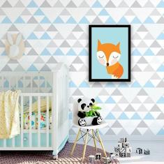 Imagem de Quadro Decorativo Raposinha Baby 34x23cm