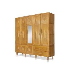 Imagem de Guarda-roupa Imperatriz 5 Portas Imbuia com Espelho Imbuia