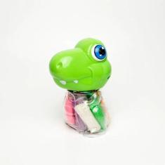 Imagem de Kit Massinha De Modelar Dino - 12 Cores Mais 5 Moldes - Leoeleo Infantil Brinquedo lúdico