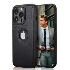 Imagem de Capa de telefone de couro comercial macio para iPhone 14 13 12 11 Pro Max X XS Max XR Capa de telefone ultra fina para iphone 14 Plus, T1, para iPhone 12