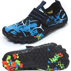 Imagem de Quickshark Sapatos aquáticos infantis para meninos e meninas, meias aquáticas leves, de secagem rápida, tênis de caminhada para praia e piscina (crianças pequenas/crianças grandes),