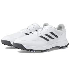 Imagem de adidas Tênis de golfe masculino Tech Response 3.0, Calçado branco/prata escuro metálico/prata metálico, 42